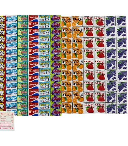 Amazon | マルカワ フーセンガム 5種 100個入【コーラ、マスカット