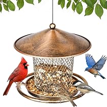 Amazon.co.jp: バードフィーダー、屋外用耐候性野鳥フィーダー、鳥の餌