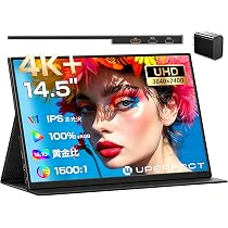 Amazon.co.jp: モバイルモニター 4K 14.5インチ QLED UPERFECT 非光沢