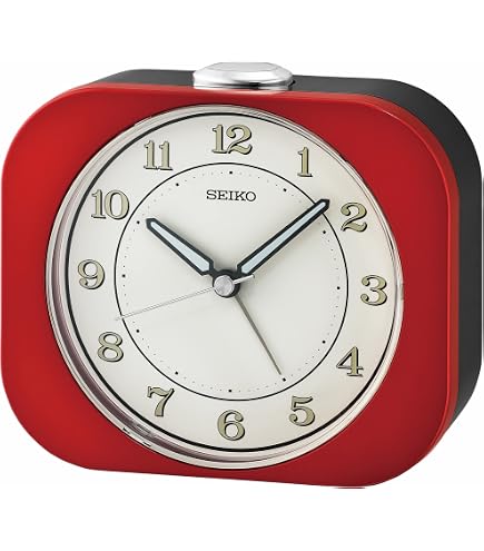 SEIKO クロック スーパーライデン 目覚まし時計 NR438K Seiko NR438K SEIKO Clock Alarm Clock Analog Loud Bell Sound PYXIS