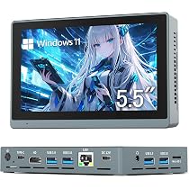 Amazon.co.jp: HigolePC ミニPC 5.5インチ画面付き タッチパネル搭載