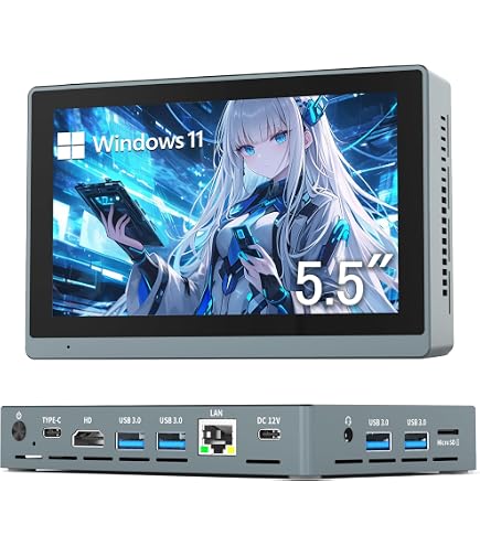 Amazon.co.jp: GZBOXミニPC 小型pc スティック pc 7インチ 2in1タッチ