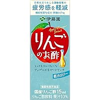Amazon.co.jp: [機能性表示食品] 伊藤園 りんご酢 紙パック 200ml ×24