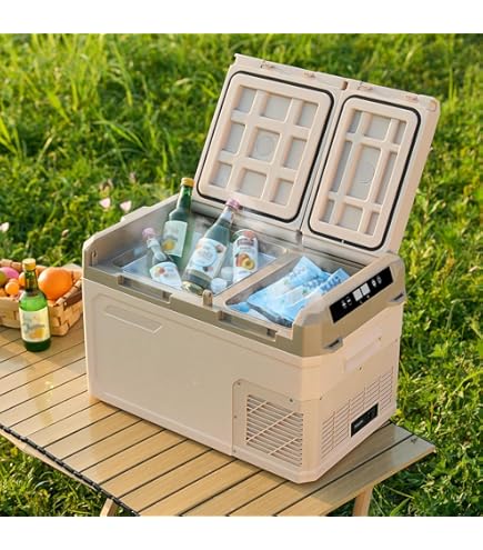 車載対応冷凍冷蔵庫（25L） Amazon.co.jp: 車載冷蔵庫 25L -20℃～25℃ ポータブル冷蔵庫