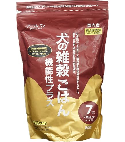 Amazon.co.jp: アニマル・ワン アニマルワン 犬の雑穀ごはん 機能性