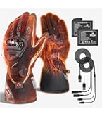 Amazon | RIDEIRON 電熱グローブ CE1レベル認証 ヒーターグローブ冬用