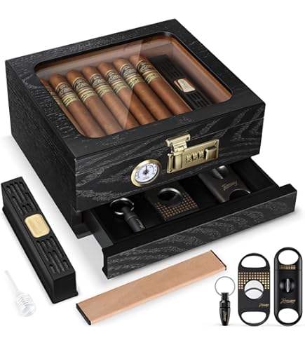 Amazon.co.jp: 細い 美しい葉巻ヒュミドール保持 10 葉巻レザー