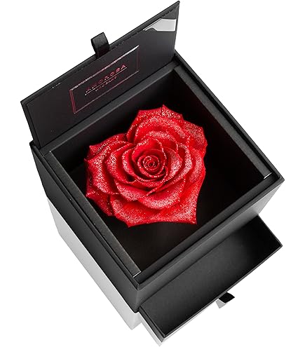 Amazon｜Makefuture Diamond Rose プリザーブドフラワー 花 バラ 化粧