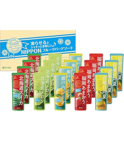 Amazon.co.jp: 国産果汁 スティックシャーベット9本入 ×2 国産果汁