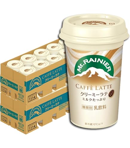 Amazon.co.jp: マウントレーニア カフェラテ クリーミーラテ 240ml 30