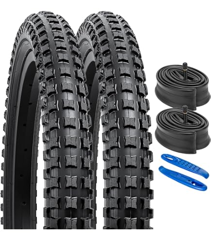 YUNSCM 2-PCS 20" Bike Tires 20x2.10/54-406 Compatible With 20x2.10