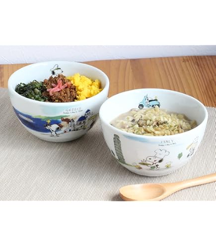 Amazon｜「 PEANUTS(ピーナッツ) 」 スヌーピー 染付 うすかる丼 瓢箪