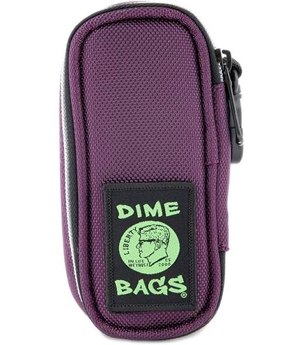 Dime Bags Padded Pouch 10-Inch - Protective Case For Glass, Valuables & Accessories (Static Black)