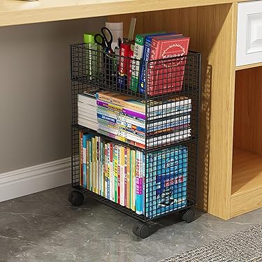 太郎】マガジンラック・ブックシェルフ 本棚 ワゴン レトロ 太郎様専用