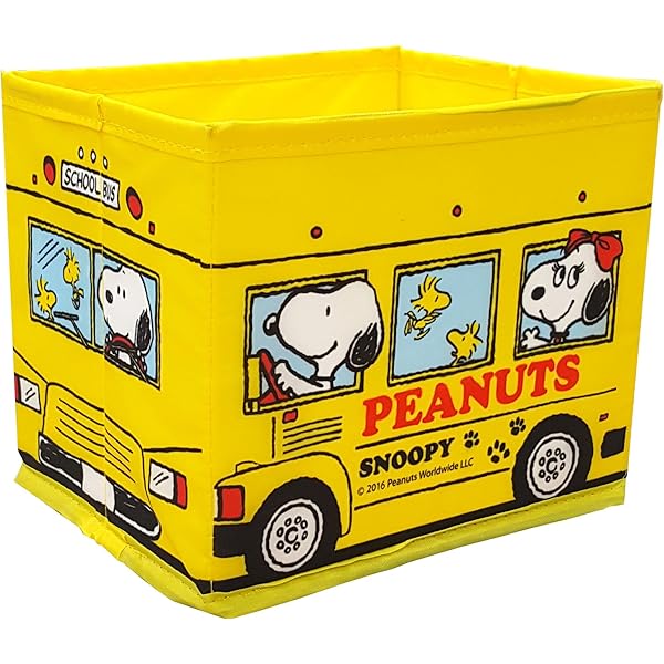 Amazon スヌーピー スクールバス 折りたたみ式 マルチ Box Sn12 ポケット ケース カバー 車 バイク