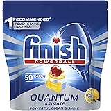 Finish Powerball Lemon Quantum Ultimate Dishwasher 50 Tablets