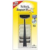 Schick(シック) シック Schick スーパーII プラスX 2枚刃 ホルダー 替刃2コ付 替刃(1コは本体に装着済み)
