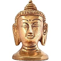 オブジェ、顔の金属彫刻 ゴールド 81SGsrrOfCL._AC_UL210_SR210,