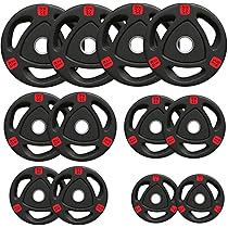 Amazon.co.jp: □大手24時間ジムも導入□ラバープレート 計200kg(25kg