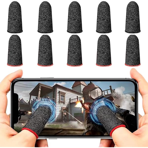 Amazon.co.jp: 荒野行動 Anleikf 指サック スマホゲーム 超高感度 超薄