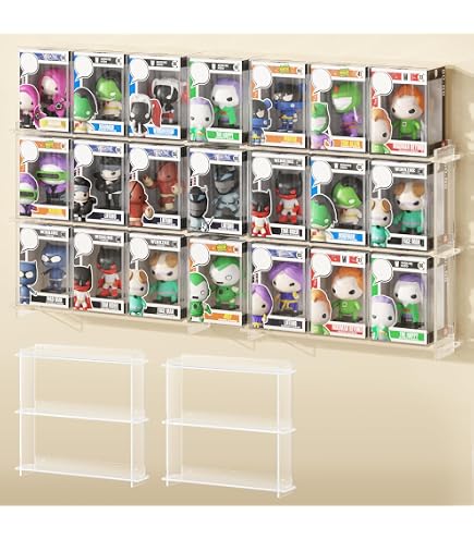 Amazon.co.jp: Funko-Popフィギュア用透明プラスチックプロテクター