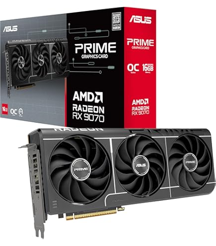 Amazon | ASUS Prime Radeon™ RX 9070 OCエディショングラフィック