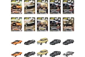 ホットウィール(Hot Wheels) ワイルド・スピード プレミアム アソート 乗り物おもちゃ ミニカー 10台入り BOX販売 3歳から マルチ HNW46-986Q