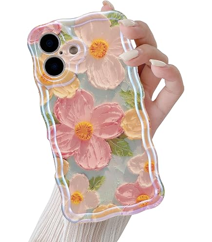 Amazon.co.jp: ZTOFERA 対応 iPhone 17 用花柄 クリアケース いphone17
