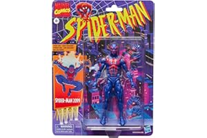 Marvel Legends Series Spider-Man 2099, Retro Cardback Comics Collectible 6-Inch Scale Action Figure