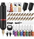 Amazon | Padieoe ワイヤレス タトゥーマシンキット