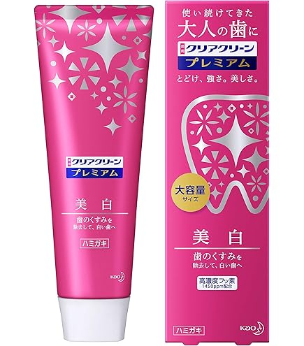 Amazon | クリアクリーン プレミアム 美白 100g フッ素1450ppm配合