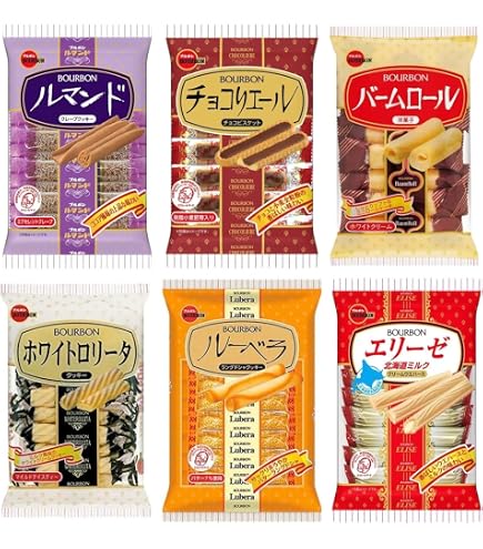 Amazon.co.jp: ブルボン お菓子5種アソートセット 【(1)チョコリエール