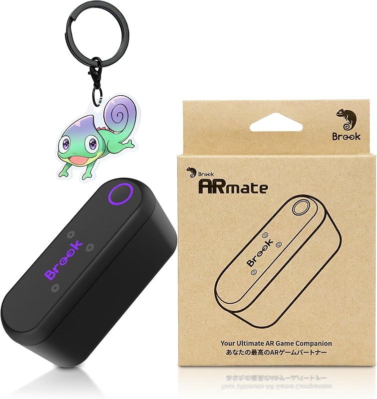 Brook Gaming AR Mate 2026年版 – ポケモンGO、モンスターハンター、ピクミン等対応ストラップデバイス | スマートローム、クイックキャッチ、ファストスピン、アプリで速度調整、Xboxコントローラー対応 (限定商品)