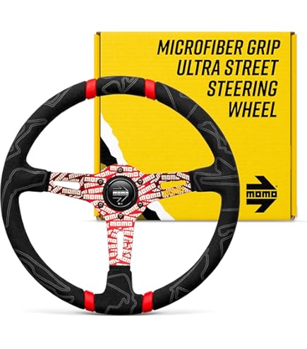 Amazon | MOMO (モモ) ステアリング ULTRA (ウルトラ) ブラック 350mm