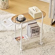 Amazon｜Harper & Bright Designs サイドテーブル 楕円