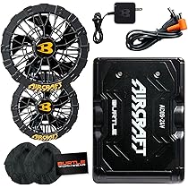 AC091 FAN UNIT & AC09 Li-ion BATTERYセット リチウムイオンバッテリー&ファンユニットセット AC09&AC09-1