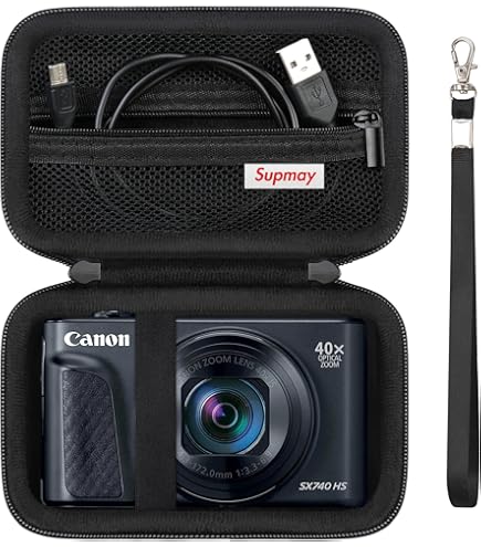 新品未使用　キャノン　PowerShot SX740 HS　デジカメ　ブラック Amazon | Canon コンパクトデジタルカメラ PowerShot SX740 HS