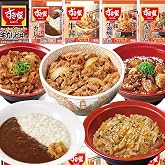 すき家 食べ比べセット5種10食【牛丼×牛カルビ丼×豚生姜焼き丼×炭火やきとり丼×横濱カレー】【どんぶり/おかず】 (冷凍食品 レンジか湯せんで簡単調理)