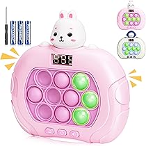 Amazon.co.jp: 【2024新版 スクリーン付】プッシュポップ ゲーム 光る