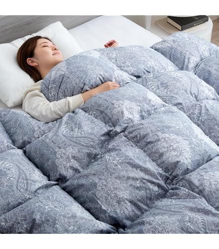 Amazon｜タンスのゲン 羽毛布団 シングル 増量1.1kg 日本製 ダウン93