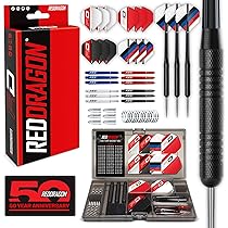 RED DRAGON Luke Humphries Coolhand 22g Brass Darts Set with