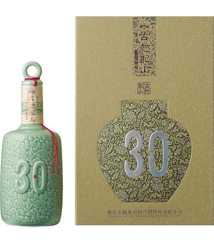 Amazon.co.jp: 紹興酒 古越龍山 陳醸30年 陶器ボトル 500ml : 食品