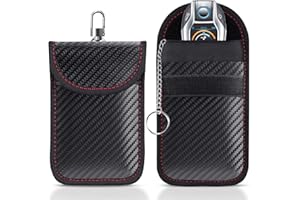 Faraday Pouch for car Keys,2 Pack Faraday Bag | Car Key Signal Blocking Pouch | Keyless Entry Car Keys Case | RFID Blocker Bag for Car Security | Anti-Theft Remote Entry Keyless Protect