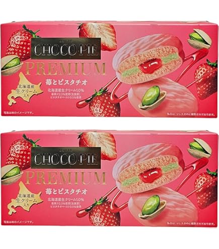 ロッテ チョコパイプレミアム 苺とピスタチオ 6個