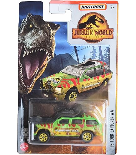 Amazon.co.jp: Matchbox 2022 - '93 Ford Explorer #5 - ジュラシック