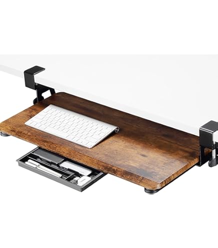 Amazon | BONTEC(ボンテック) デスク下キーボードトレイ 引き出し式