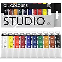 Amazon.co.jp: PHOENIX 油絵具セット – 10色×22mlチューブ 無毒の油性