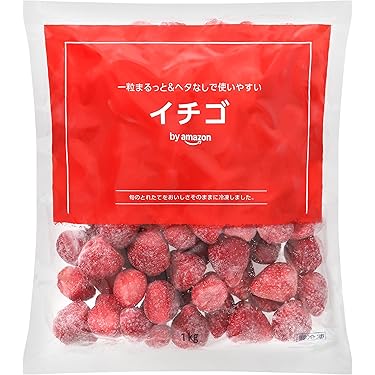 Amazon | [冷凍] by Amazon いちご 1kg | by Amazon | 冷凍フルーツ 通販