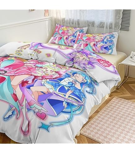 Amazon｜プリキュア 布団カバー 3点セット シングル 寝具カバー
