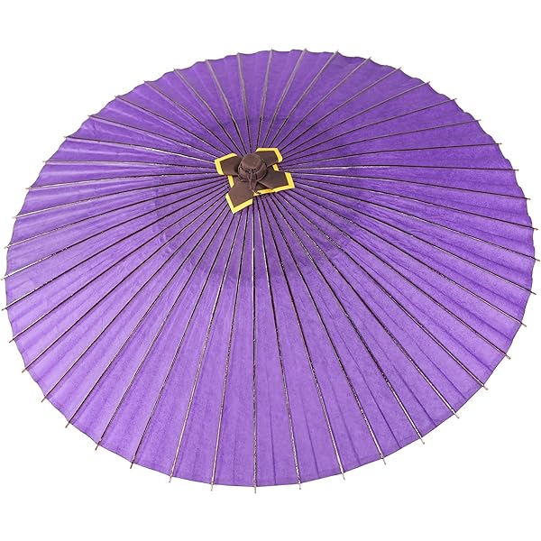Amazon | はんなり 防水加工 番傘 日本製 ビニールコーティング加工 紫